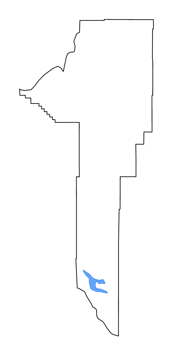 Mapa de contorno de Gallatin, Montana con lagos y ríos.