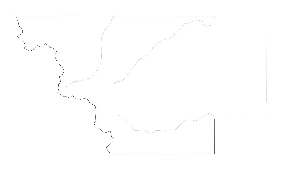 Glacier outline map preview