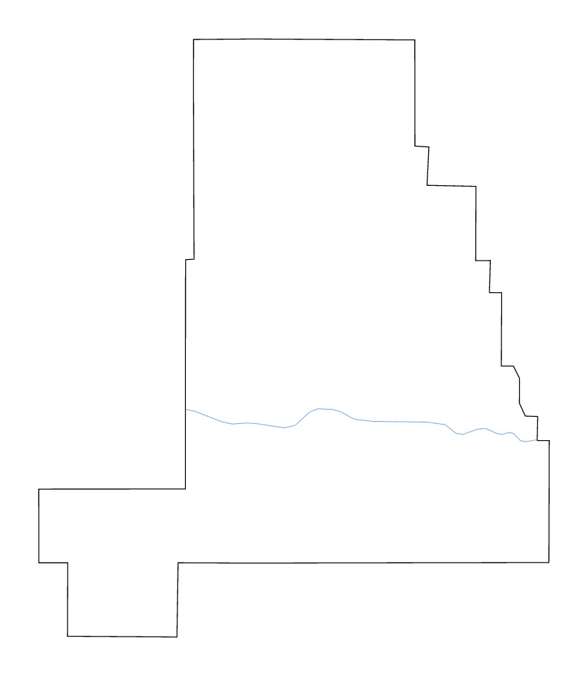 Golden Valley outline map preview