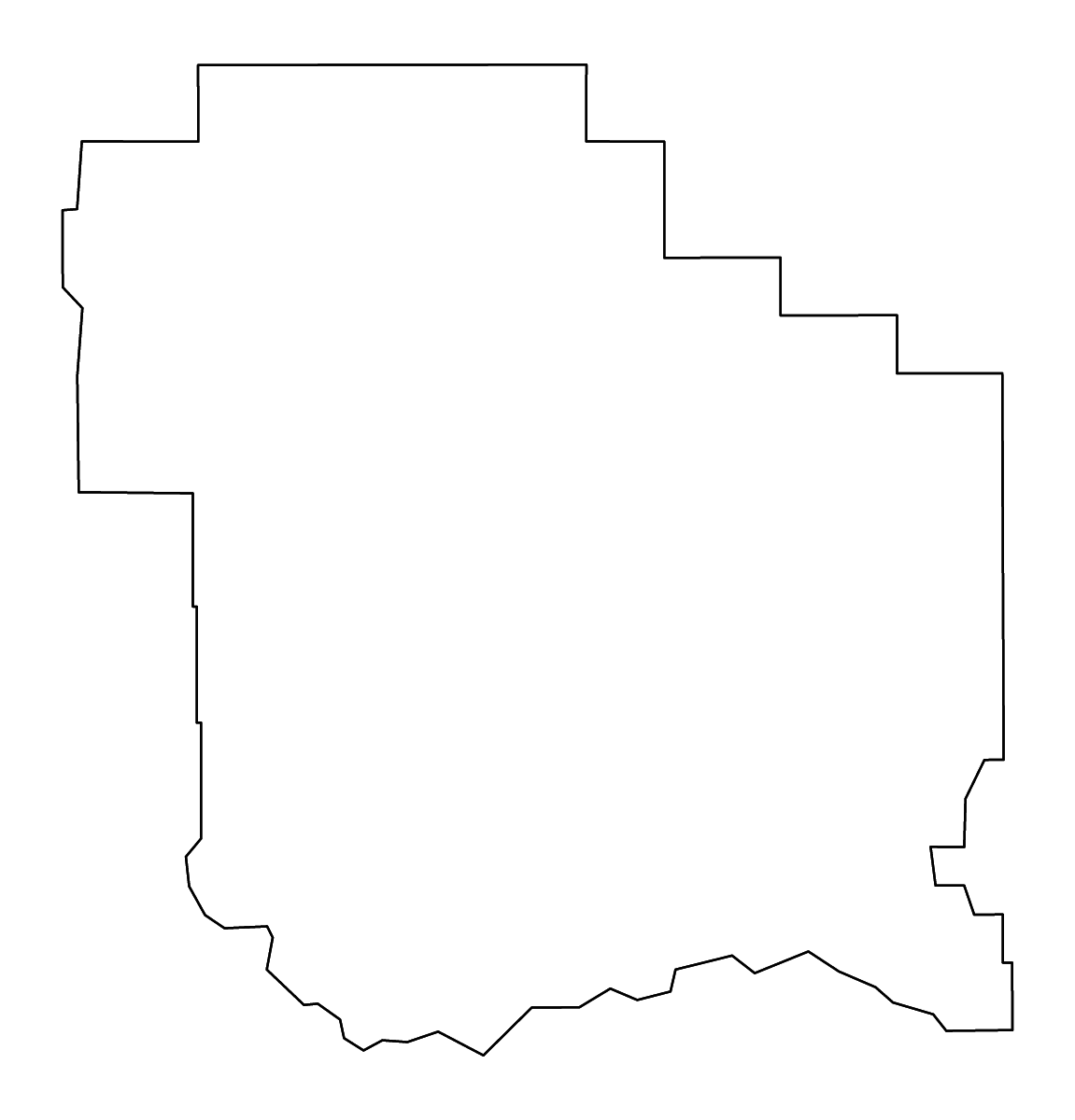 Mapa de contorno de Judith Basin, Montana con ríos.