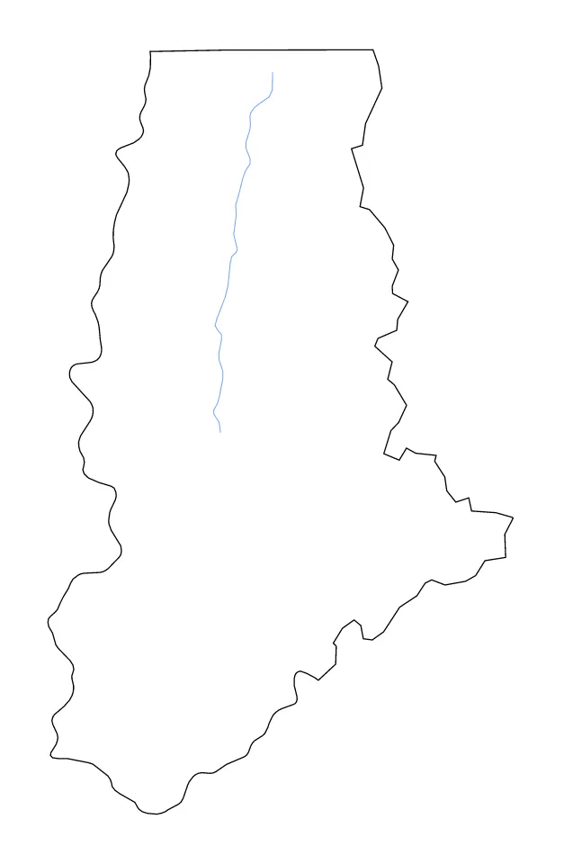 Ravalli outline map preview