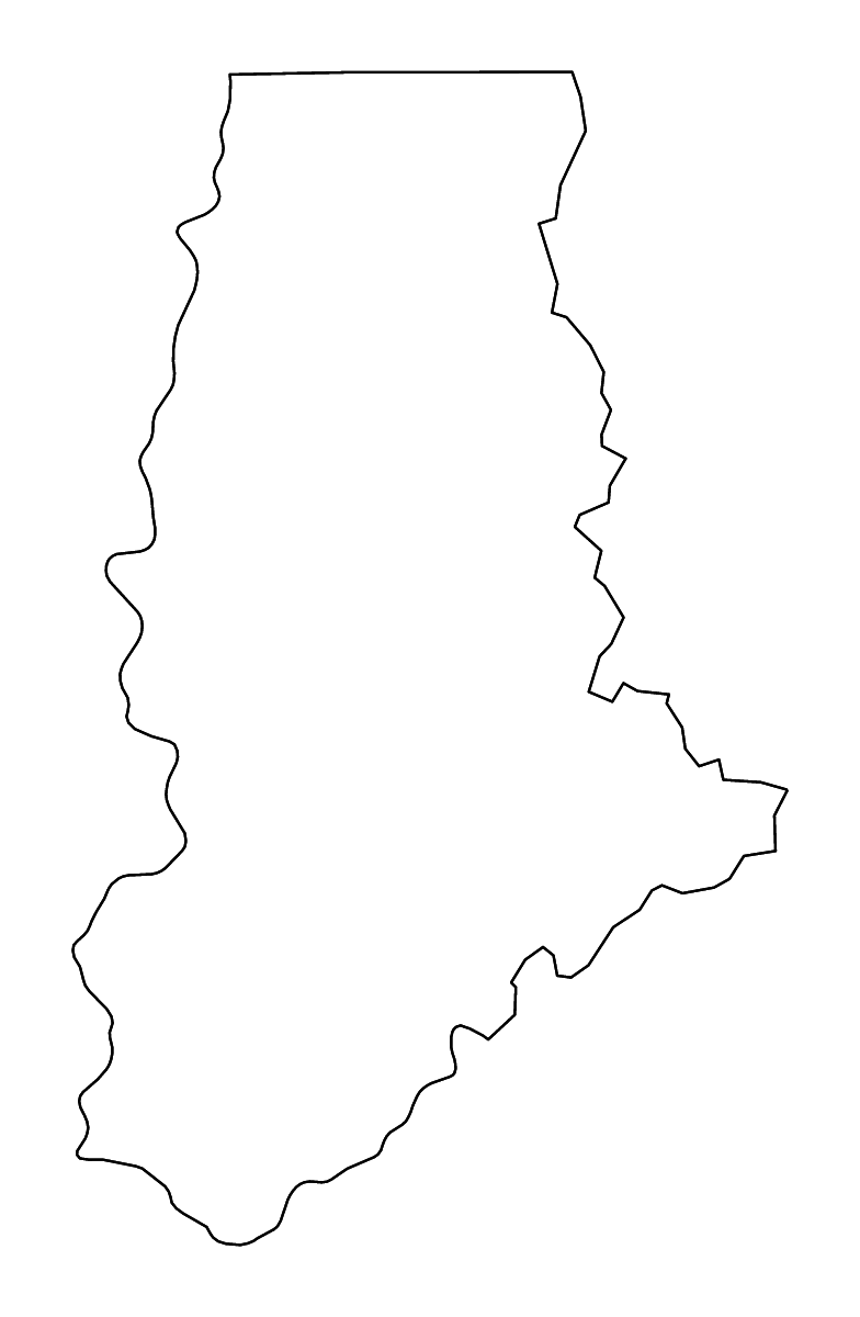Mapa de contorno de Ravalli, Montana con ríos.