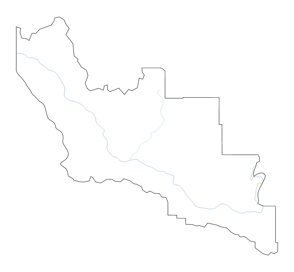 Sanders outline map preview