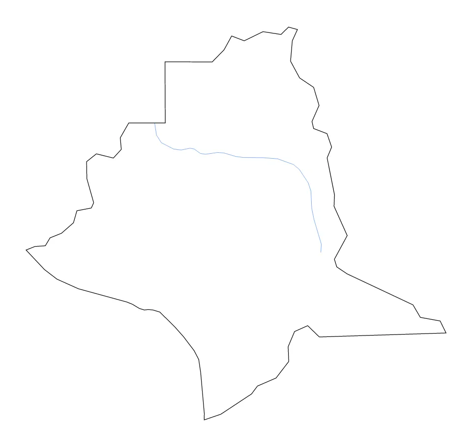 Silver Bow outline map preview