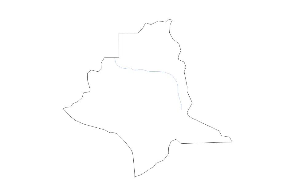 Carte de Silver Bow, Montana de type contour et rivières pour Amérique du Nord, montrant contour et rivières avec des limites nettes.