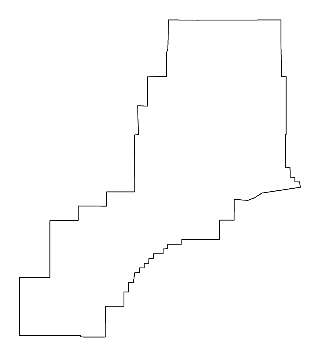 Mapa de contorno de Stillwater, Montana con ríos.