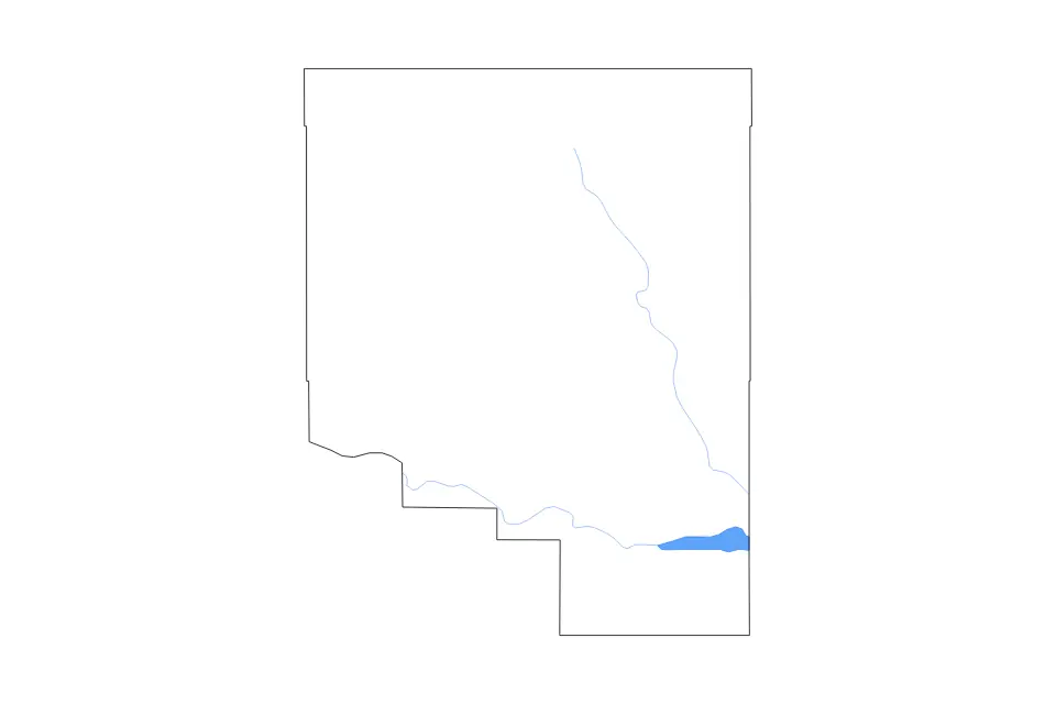 Mapa de Toole, Montana de tipo contorno, lagos y ríos para América del Norte, con contorno, lagos y ríos con elementos de agua como Lake Elwell.