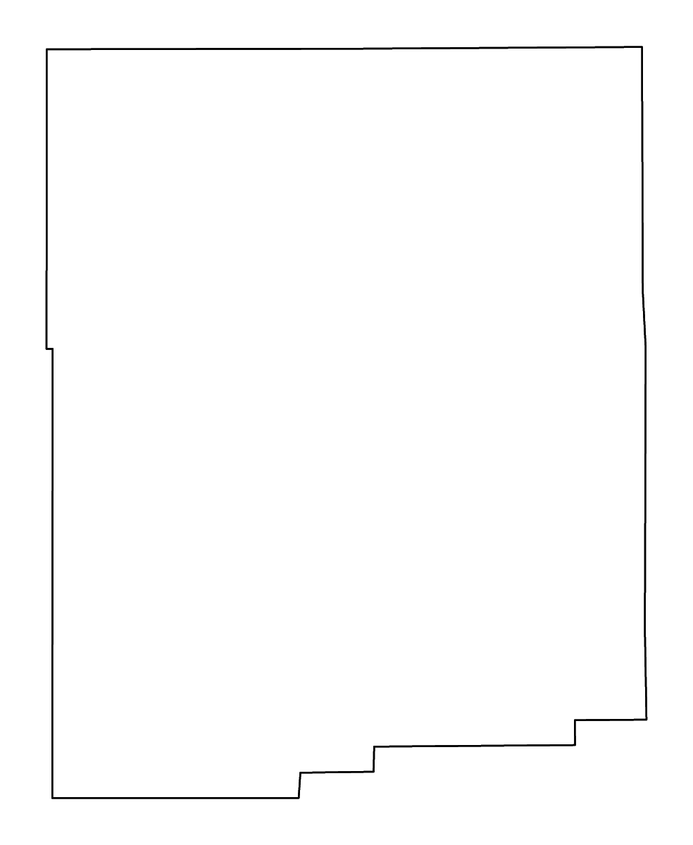 Mapa de contorno de Boone, Nebraska con ríos.