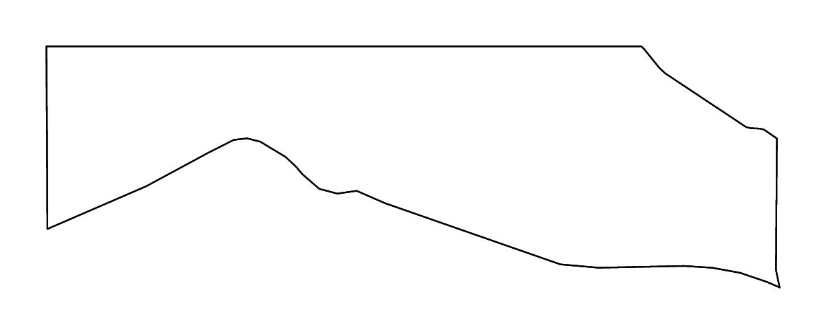 Mapa de contorno de Boyd, Nebraska con ríos.