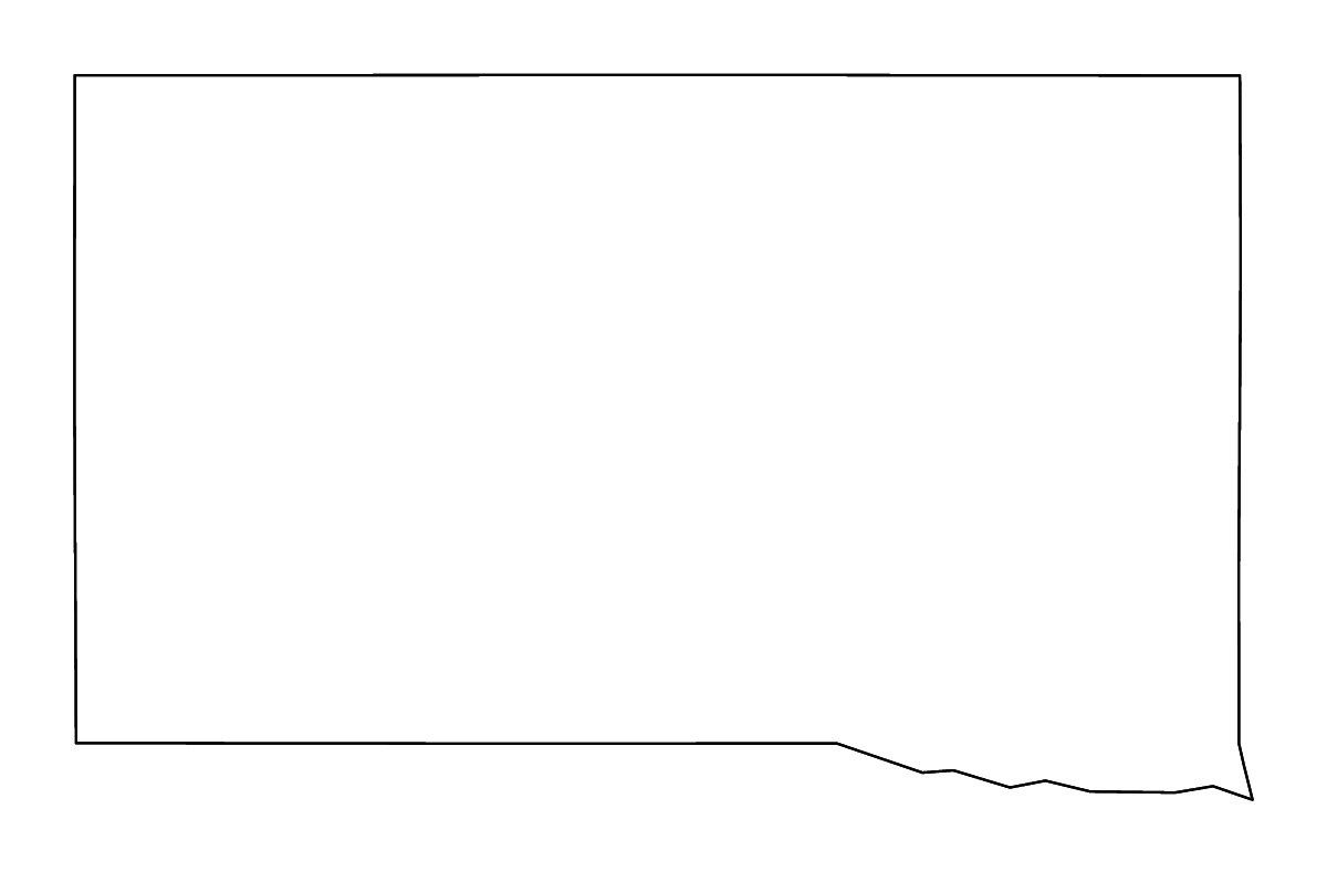 Mapa de contorno de Dawson, Nebraska con ríos.