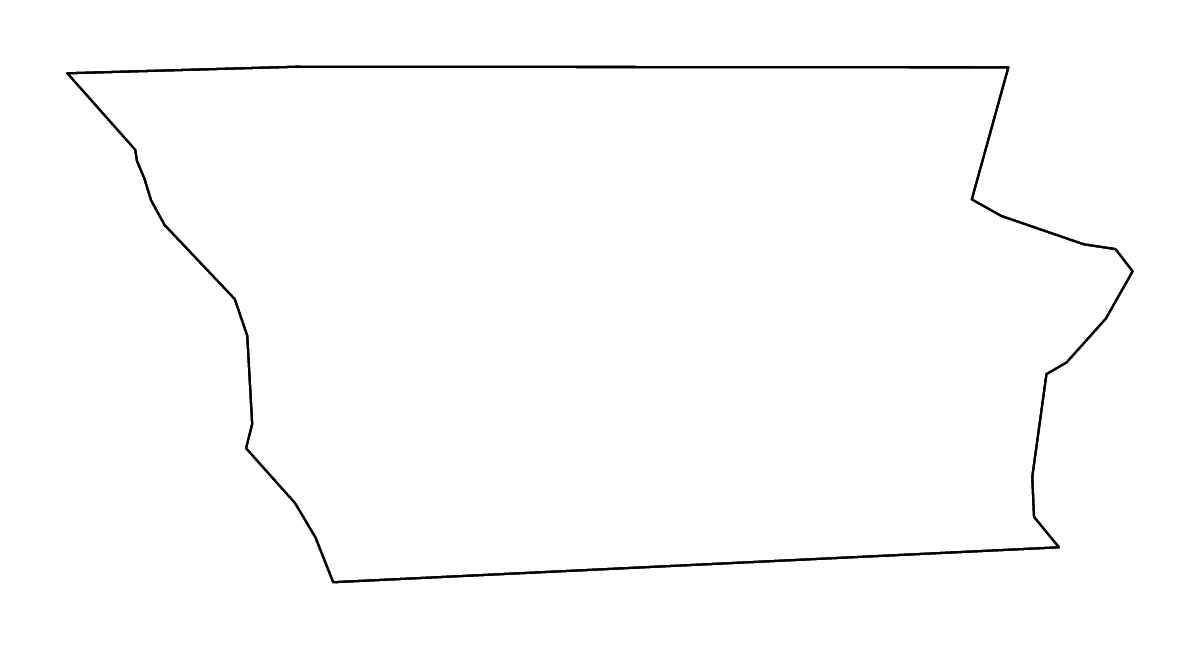 Carte de contour de Douglas, Nebraska avec rivières.