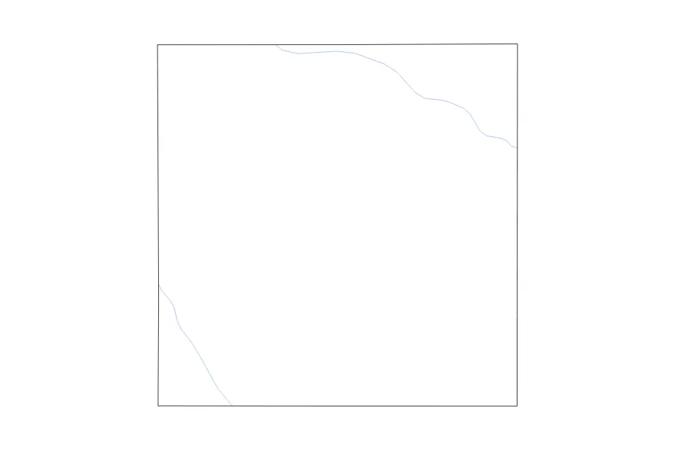 Outline map of Greeley County, Nebraska with subdivision borders and rivers.
