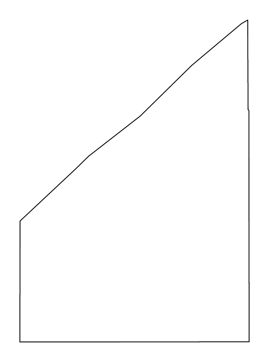 Mapa de contorno de Hamilton, Nebraska con ríos.