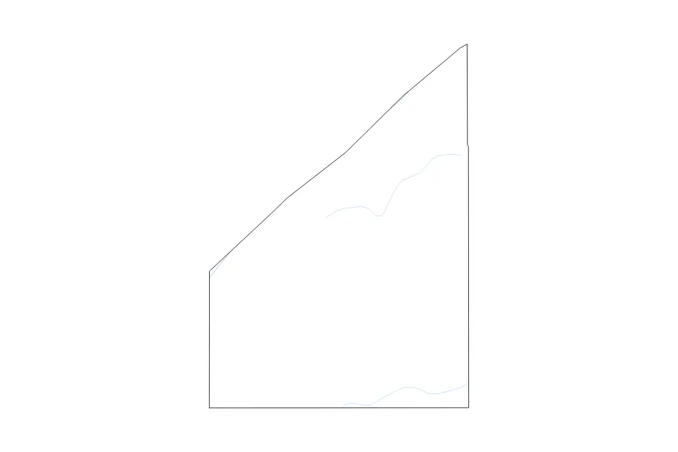 Outline map of Hamilton County, Nebraska with subdivision borders and rivers.