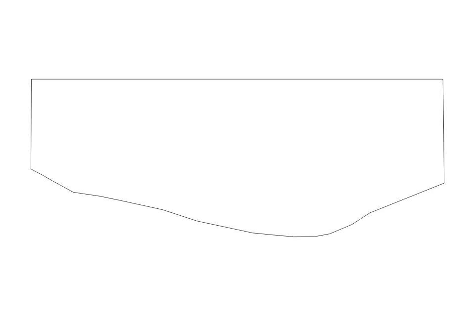Carte de Keya Paha, Nebraska de type contour pour Amérique du Nord, montrant contour avec des limites nettes.