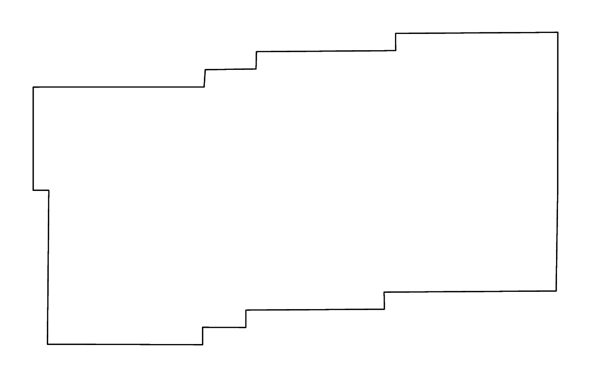 Mapa de contorno de Nance, Nebraska con ríos.