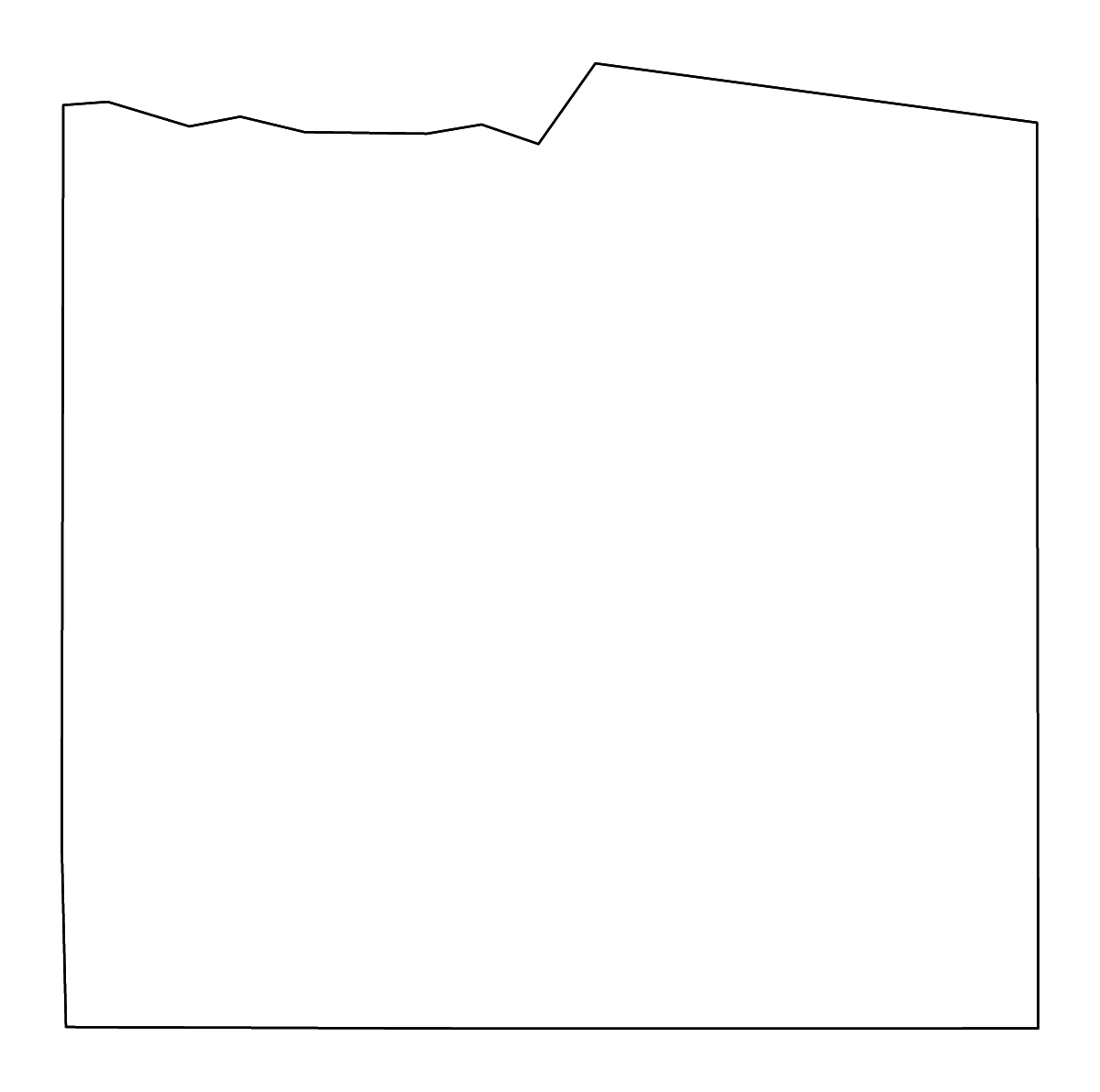 Mapa de contorno de Phelps, Nebraska con ríos.