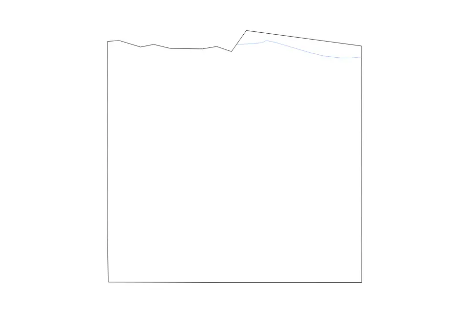 Outline map of Phelps County, Nebraska with subdivision borders and rivers.