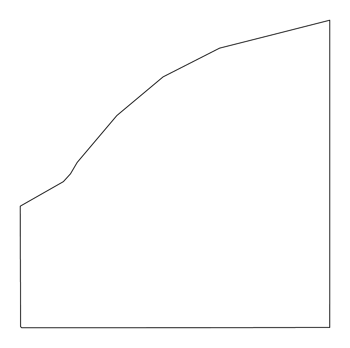 Mapa de contorno de Polk, Nebraska con ríos.