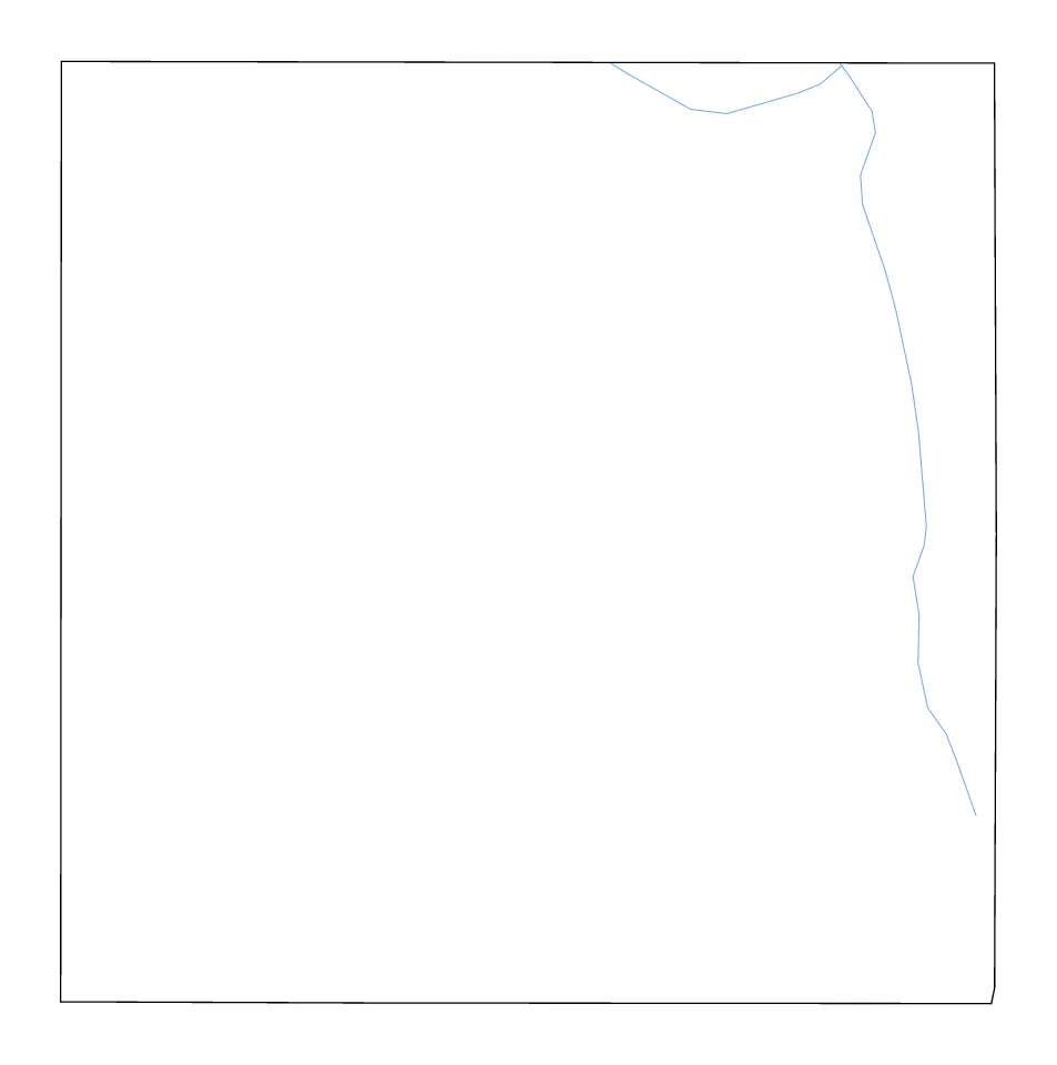 Saline outline map preview