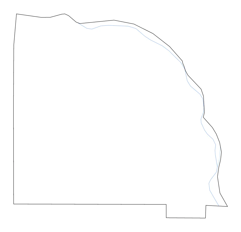 Saunders outline map preview
