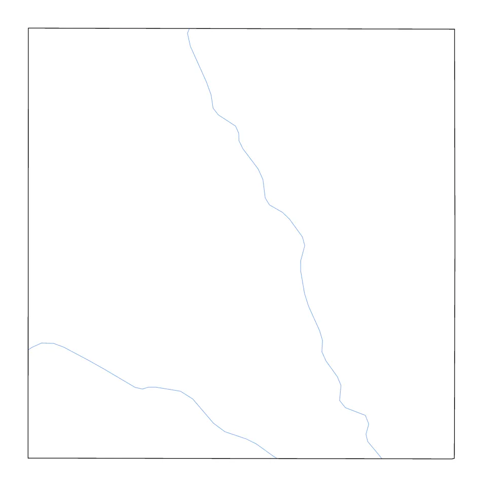Seward outline map preview