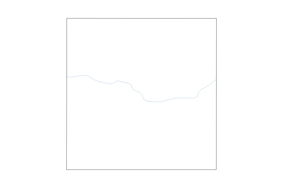 Outline map of Thayer County, Nebraska with subdivision borders and rivers.