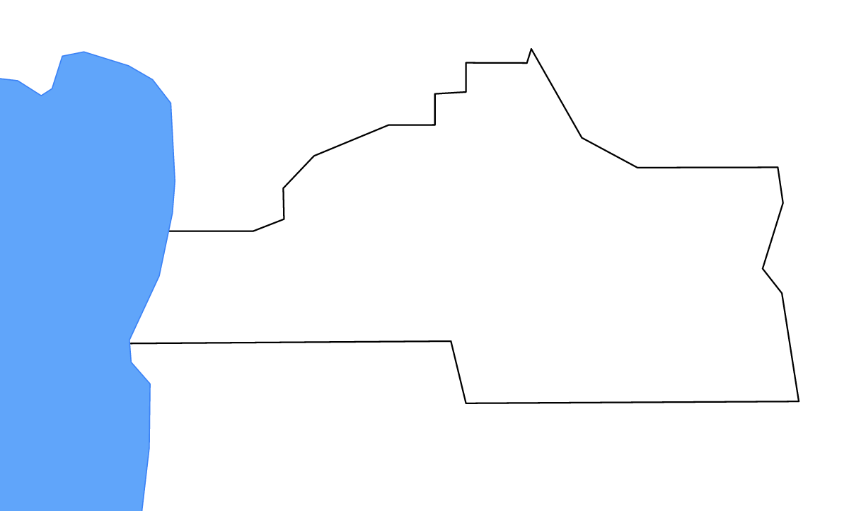 Carte de contour de Carson City, Nevada avec lacs.