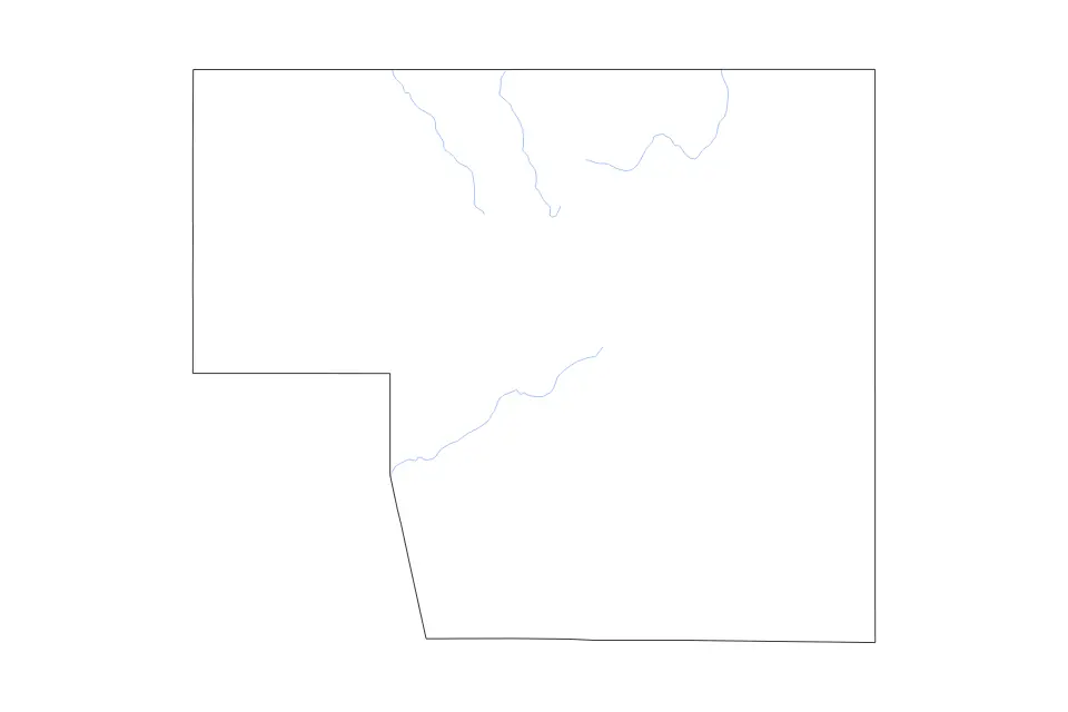 Carte de Elko, Nevada de type contour et rivières pour Amérique du Nord, montrant contour et rivières avec des limites nettes.