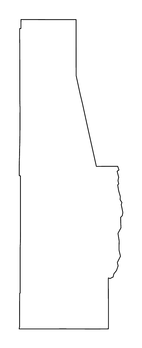 Mapa de contorno de Eureka, Nevada con ríos.
