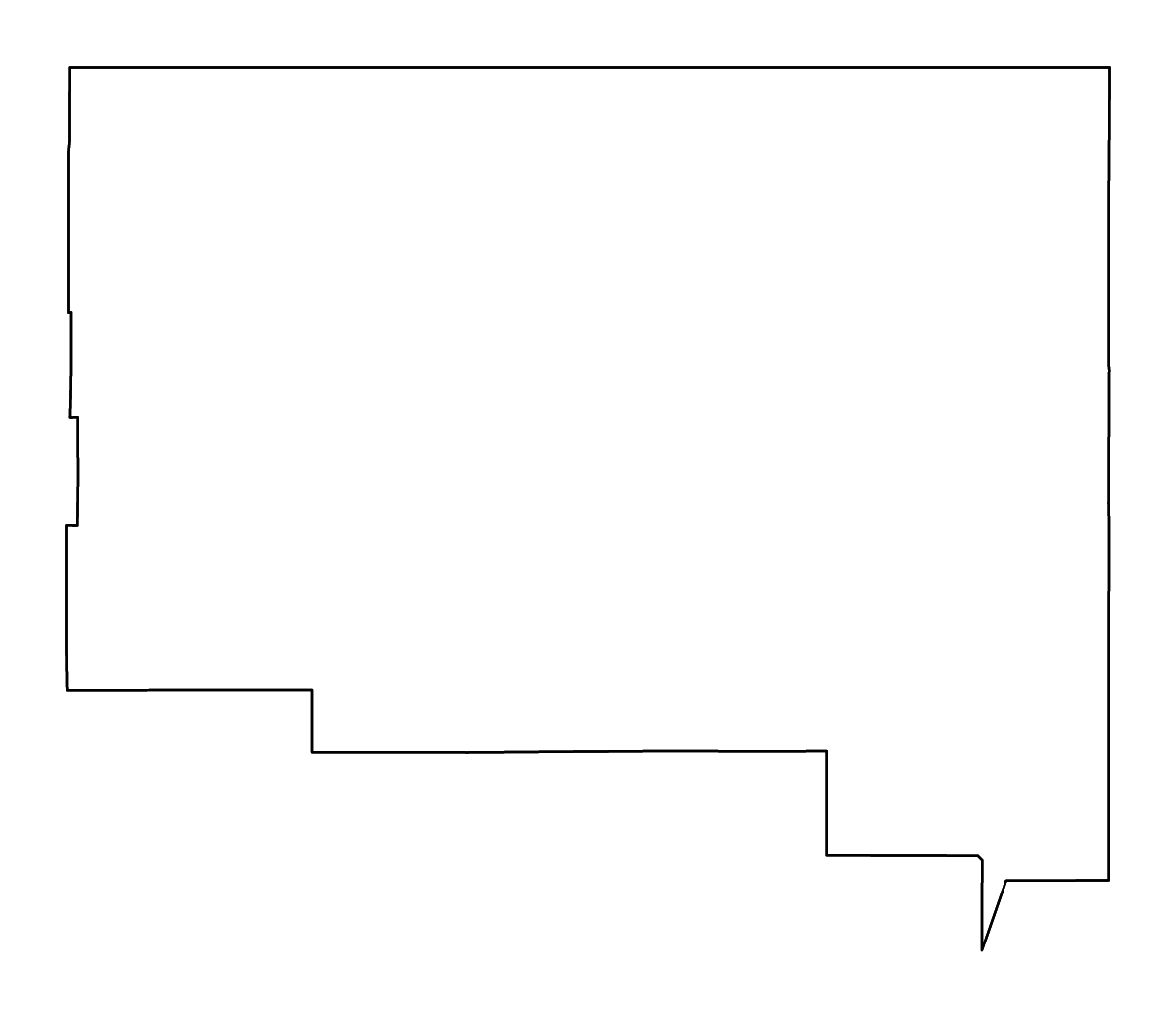 Mapa de contorno de Humboldt, Nevada con ríos.