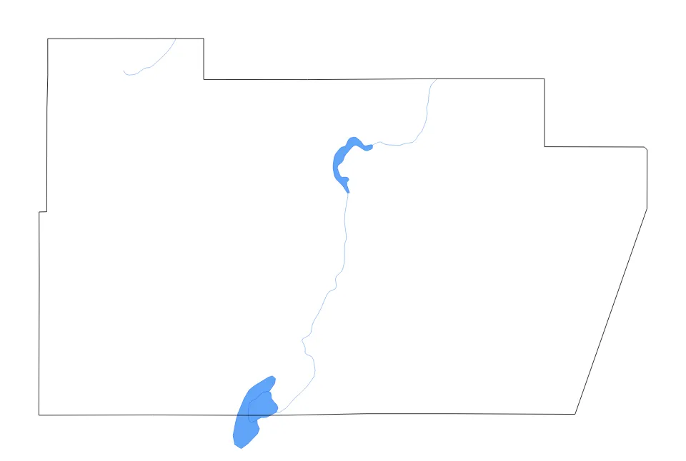 Pershing outline map preview