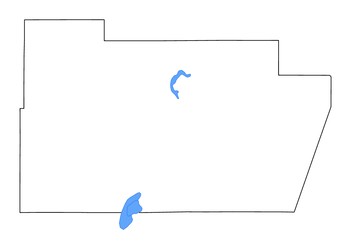 Carte de contour de Pershing, Nevada avec lacs et rivières.