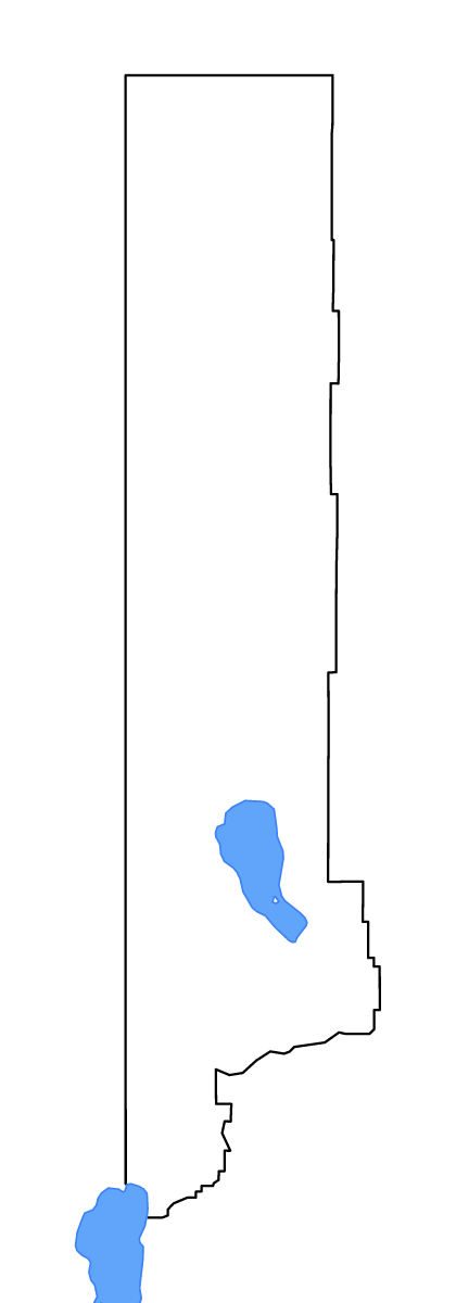 Mapa de contorno de Washoe, Nevada con lagos y ríos.