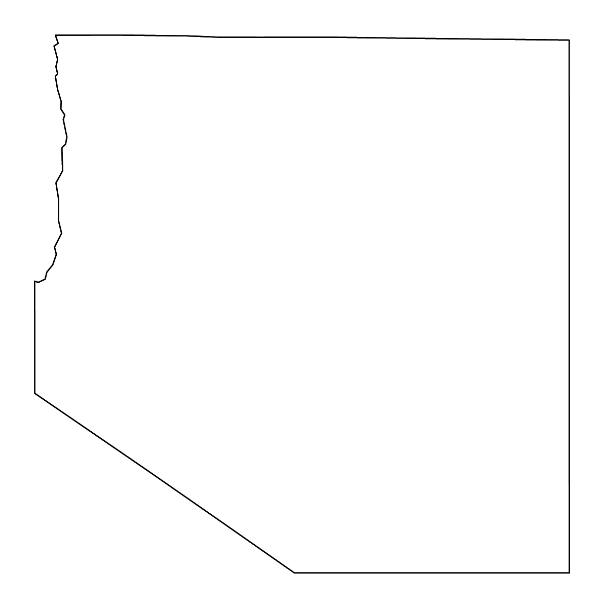 Mapa de contorno de White Pine, Nevada con ríos.