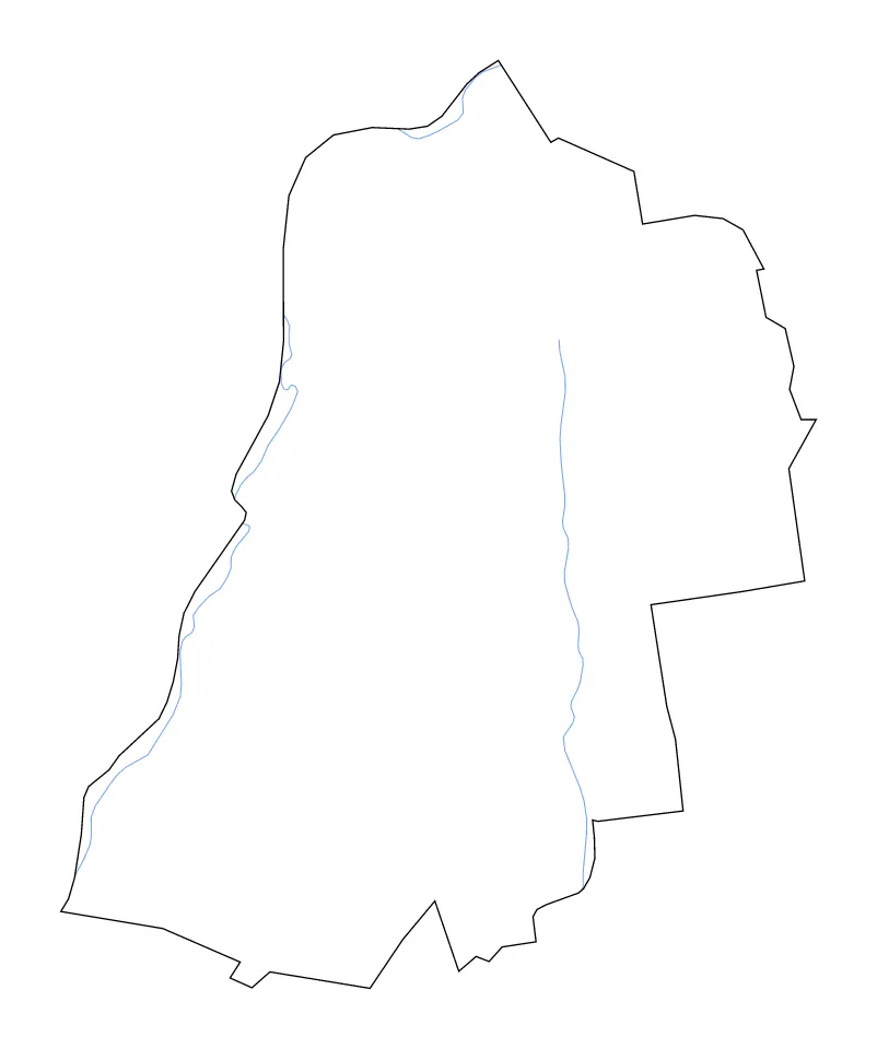 Grafton outline map preview