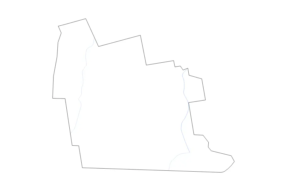 Mapa de Hillsborough, New Hampshire de tipo contorno y ríos para América del Norte, con contorno y ríos con límites limpios.