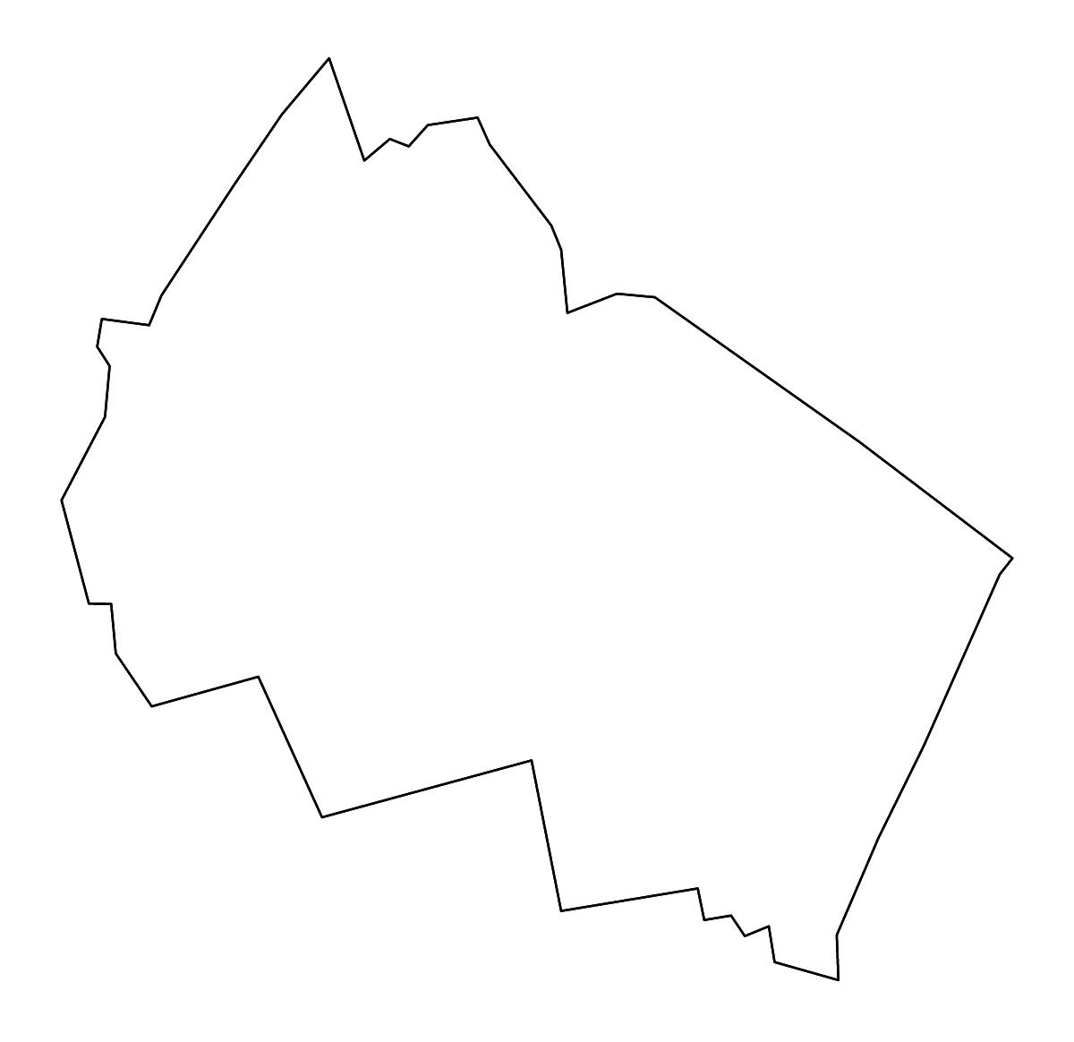 Mapa de contorno de Merrimack, New Hampshire con ríos.
