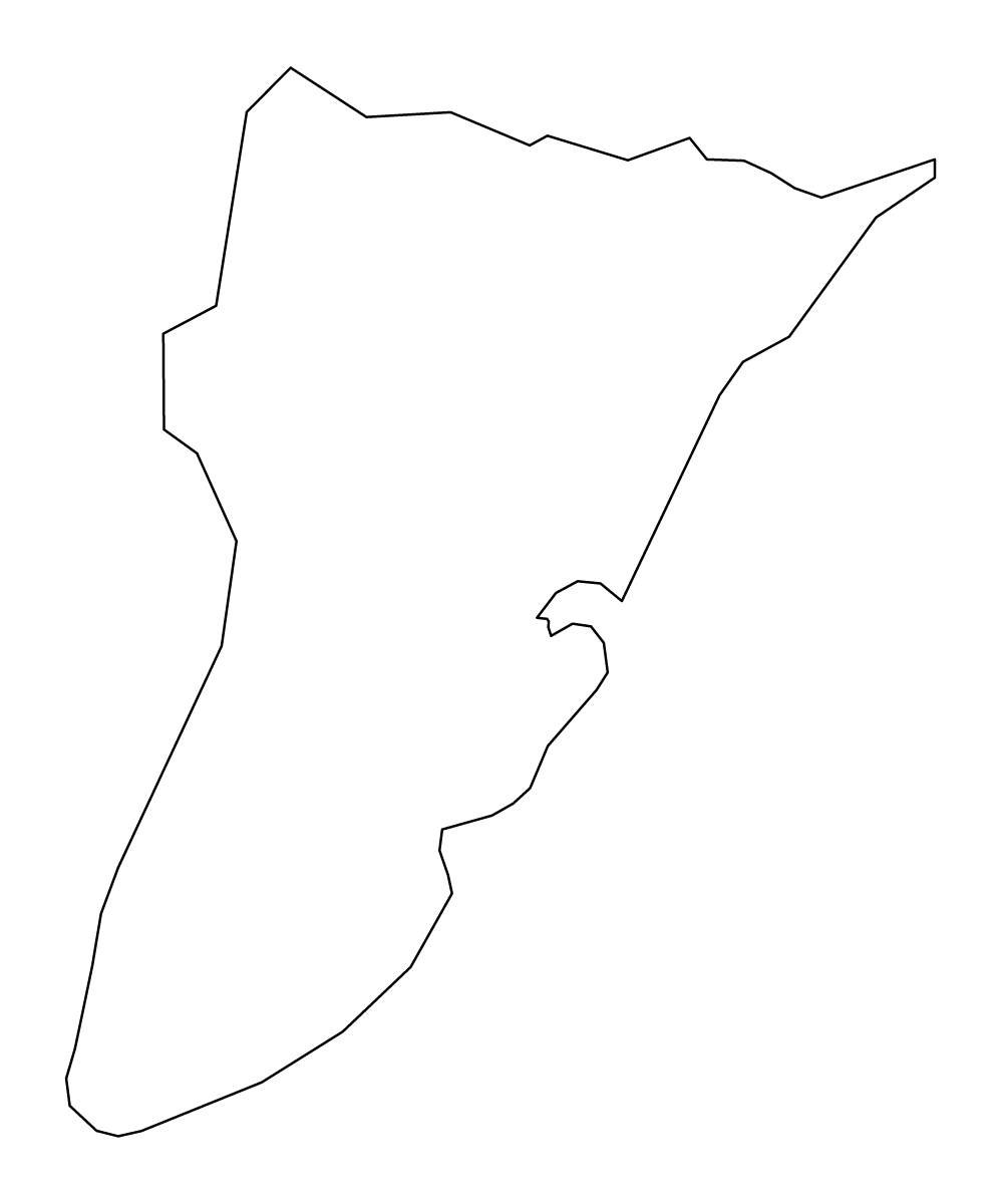 Mapa de contorno de Cape May, New Jersey.