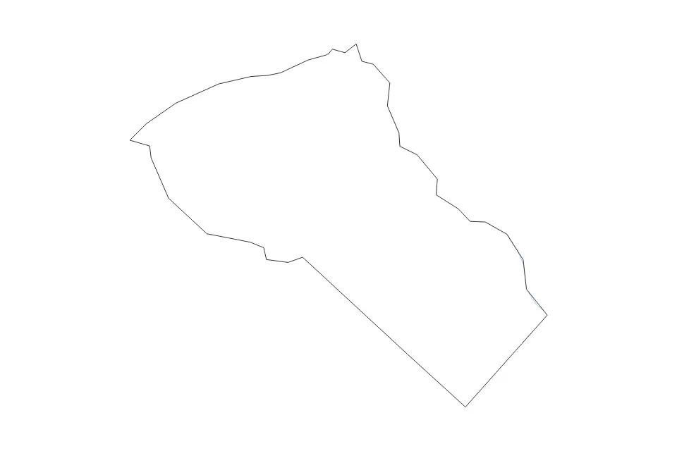 Outline map of Gloucester County, New Jersey with subdivision borders and rivers.
