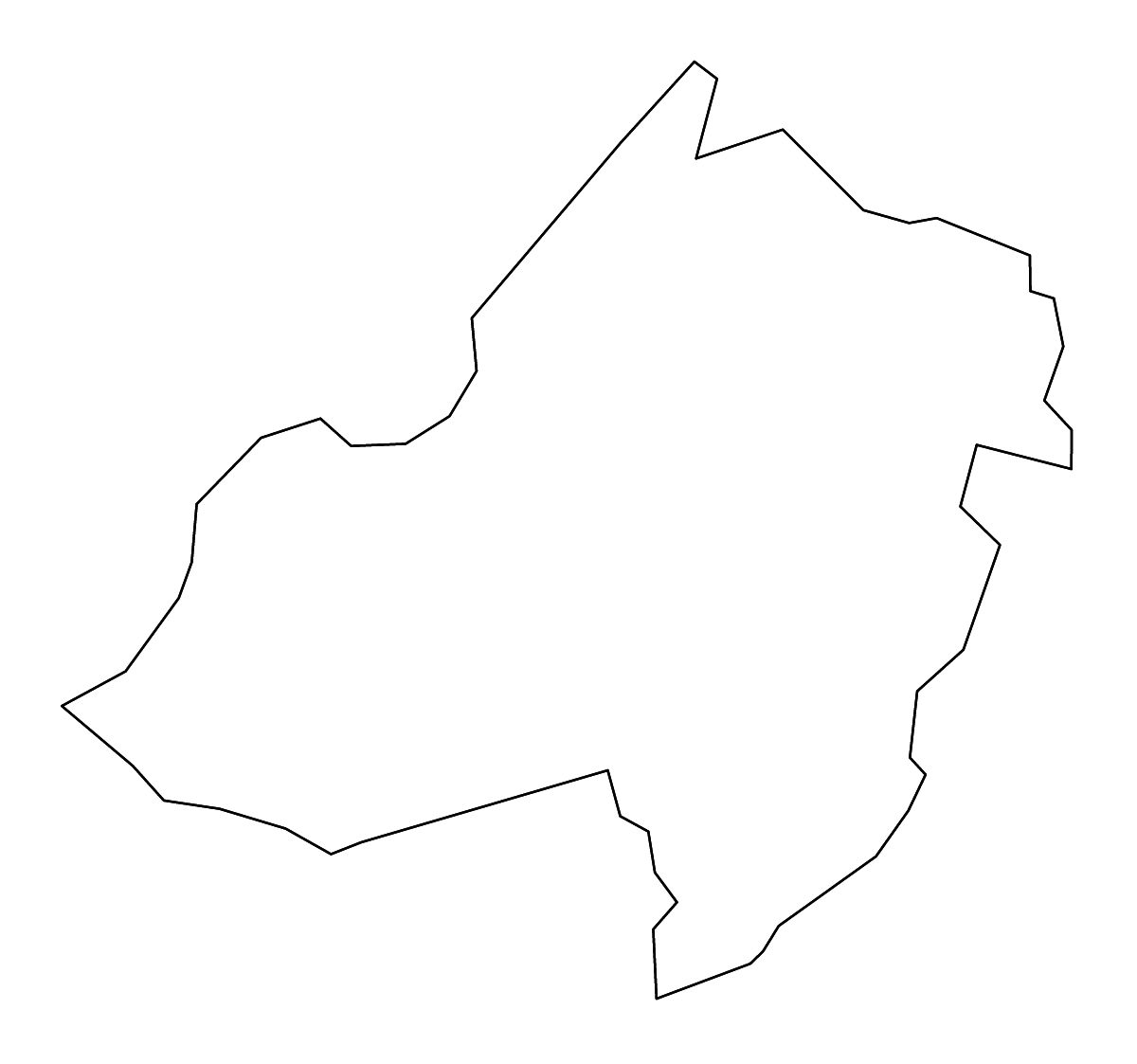 Mapa de contorno de Morris, New Jersey con ríos.