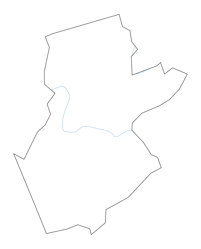 Somerset outline map preview