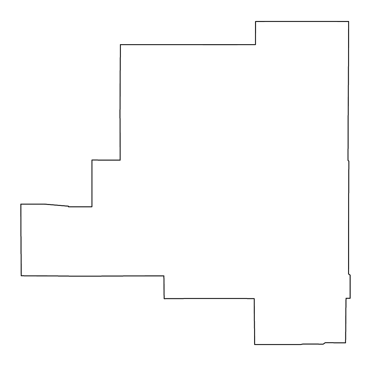 Mapa de contorno de Lincoln, New Mexico con ríos.
