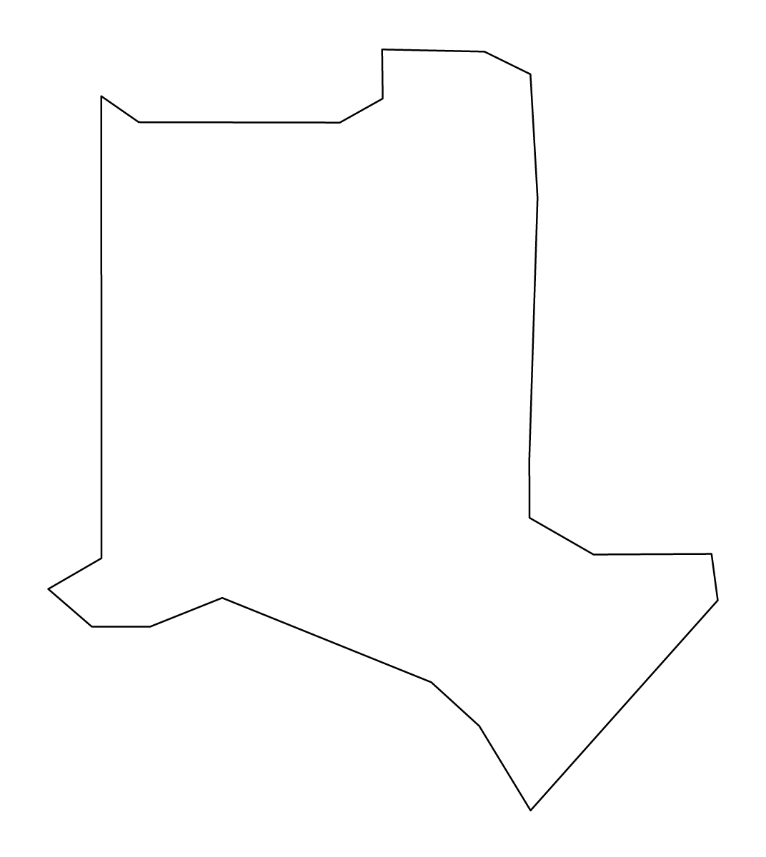 Carte de contour de Los Alamos, New Mexico.