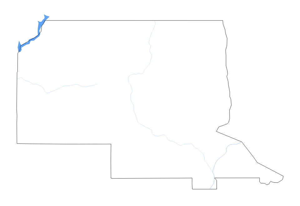 Rio Arriba outline map preview