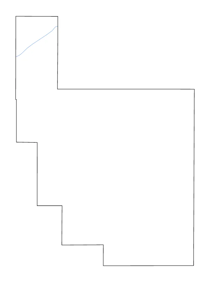 Roosevelt outline map preview