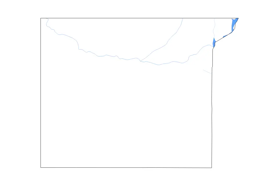 Mapa de San Juan, New Mexico de tipo contorno, lagos y ríos para América del Norte, con contorno, lagos y ríos con elementos de agua como Navajo Reservoir.