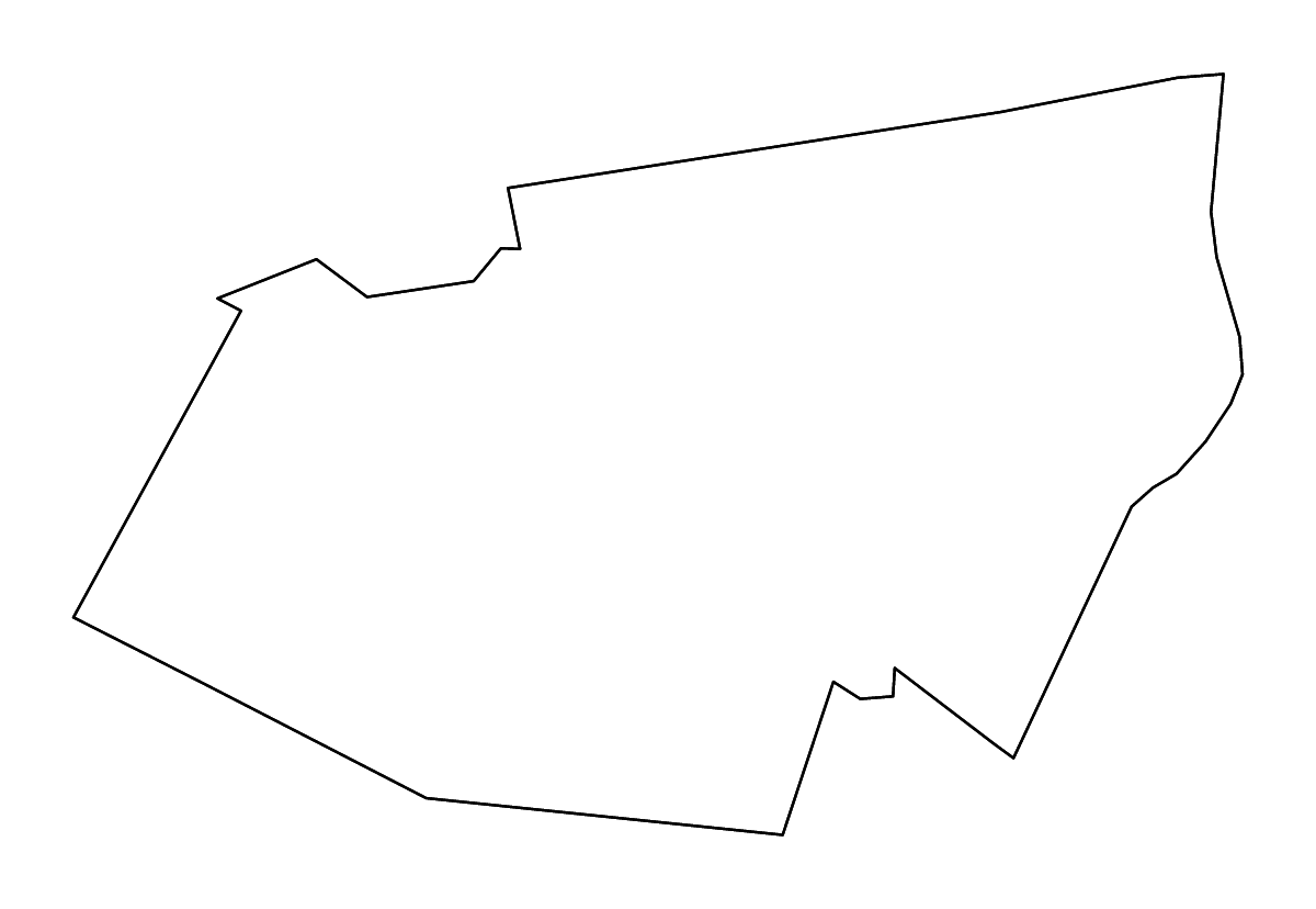 Carte de contour de Greene, New York avec rivières.