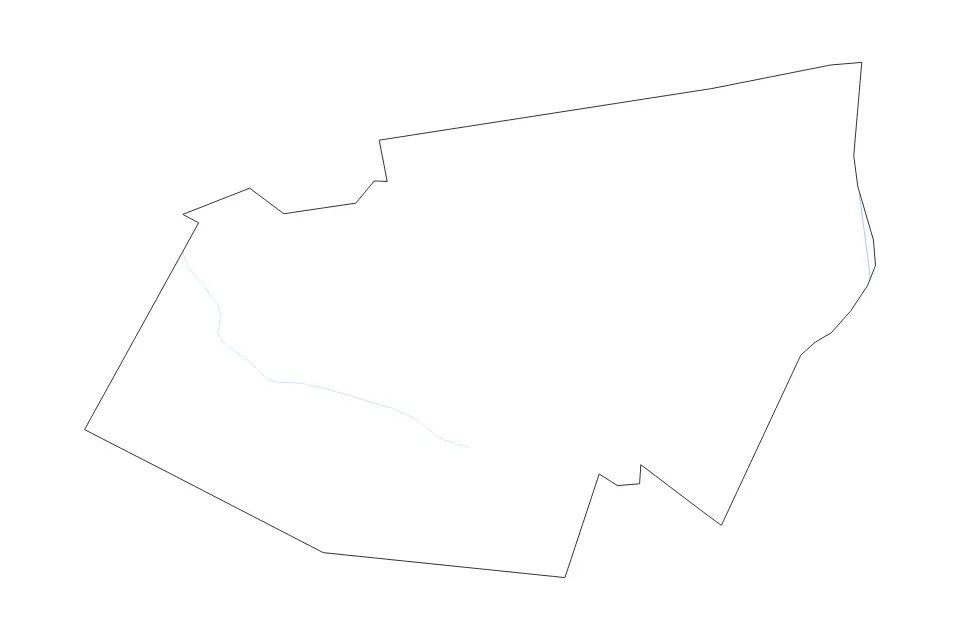 Mapa de Greene, New York de tipo contorno y ríos para América del Norte, con contorno y ríos con límites limpios.