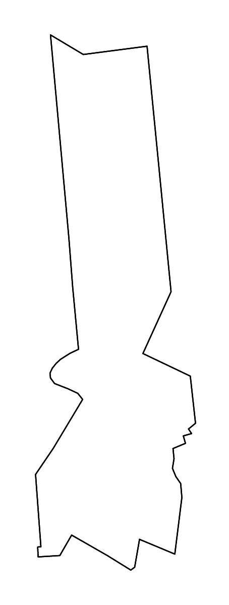Carte de contour de Herkimer, New York avec rivières.